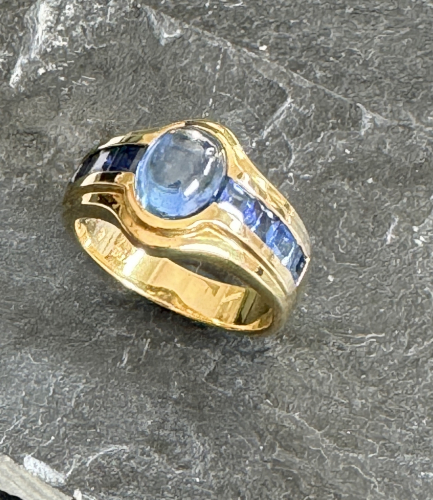 Saphir - Ring 750 GG